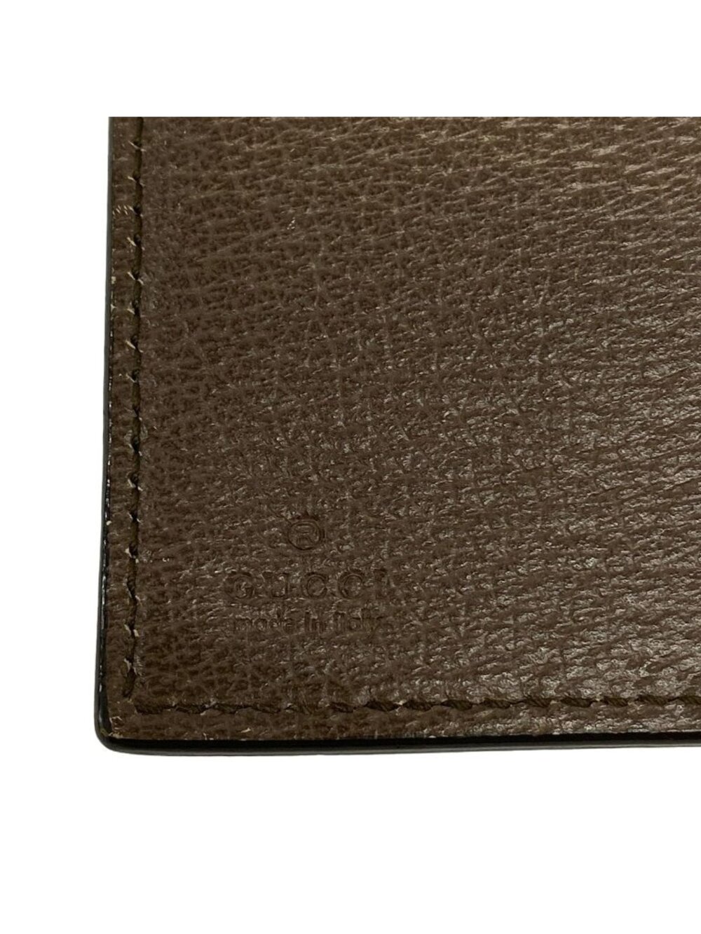 Gucci Wallet GG Supreme Tian Dark Brown Beige Multi - Picture 6 of 8